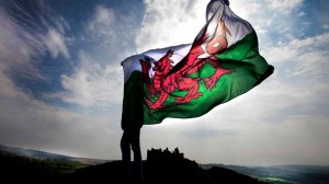 wales flag flying